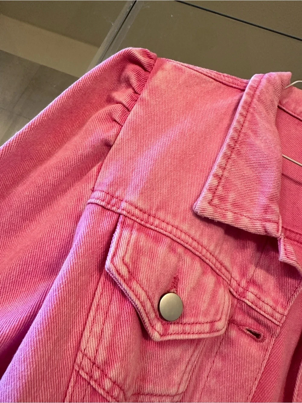 Savannah Jane Pink Denim Jacket